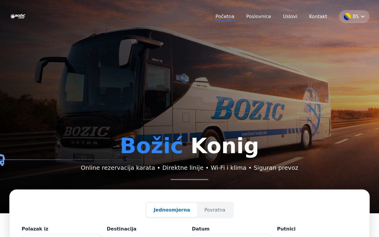 Bozic-Konig — Online Reservations